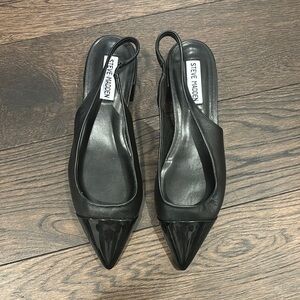 Steve Madden Black Women's Slingback Shoes